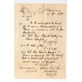 Frank John Naish - Adelaide - Tenders for Conservatorium Buildings