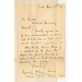 Reginald D'Arcy Irvine - Perth - Primary Exams in Music