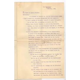 Professor Joshua Ives - Adelaide - Report concerning Orchestral and Chamber Concerts