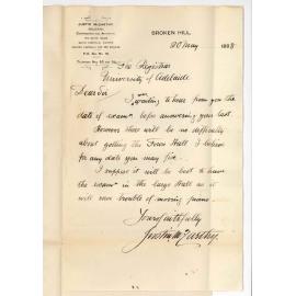 Justin McCarthy - Broken Hill - Primary Exam