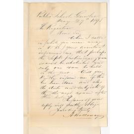 A Holloway - Gawler - When September Preliminary is to be abolished and when the next Exam to be held