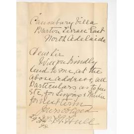 Mrs H Hull - Barton Terrace East - Information Singing and Music for next Term