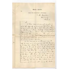 William Ernest Cooke - Honourable Secretary Perth Exam Centre - Complaints about Textbooks for Public Examinations