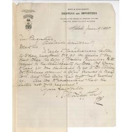 E S Wigg and Son - Adelaide - Asking if Fosters Physiology is required