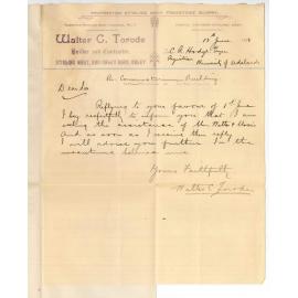 Walter C Torode - Stirling West - Conservatorium Building