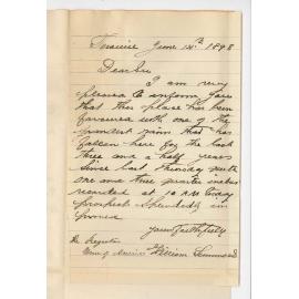 William Summers - Terowie - Advising splendid rainfall prospects much improved