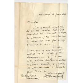 R Homburg - Adelaide - Expression of interest in Conservatorium