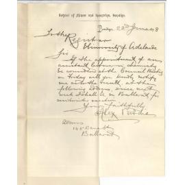 Alex Purdie - Bendigo - Request to be notified when Position of Demonstrator filled