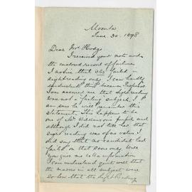 J H G Drummond MRCS - Moonta - Concerning the failure of 365 in Sight Reading in the Primary