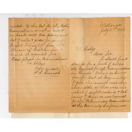 Mrs Hiscock - Wallaroo - Information concerning Primary Examinations