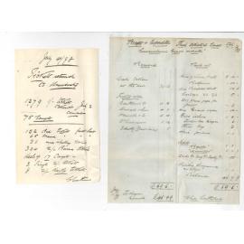 Charles Cawthorne - Adelaide - Statement Balance Sheet of 3rd Orchestral Concert