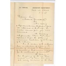 William J McBride - Grote Street School - Concerning the Conservatorium Orchestra