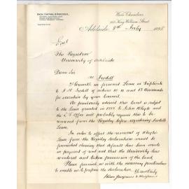 Knox Gwynne and Hargrave - Concerning Iredells lease of Wirreanda lands