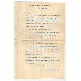 Professor Joshua Ives - Resolutions of the Orchestral Meeting