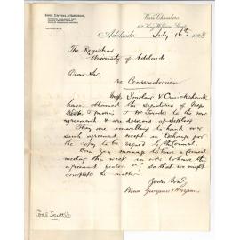 Knox Gwynne and Hargrave - Agreement between the University and Walter and Morris and W C Torode regarding Conservatorium