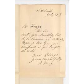 A King - Adelaide - Is Exam in August for Singers as well