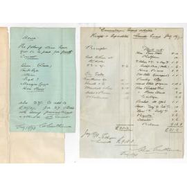 Charles Cawthorne - Adelaide - Balance sheet and accounts for fourth orchestral concert