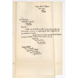 T M Harcourt - Peake Downs Station Queensland - Request for Calendar