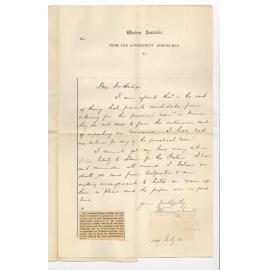 William Ernest Cooke - Perth WA - Concerning Examinations in Perth