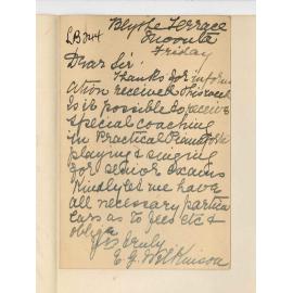 Mrs Wilkinson - Moonta - Special coaching for Senior Practical Piano