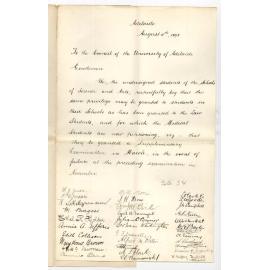 Arts and Science Students - Petition for Supplementary Exam in March