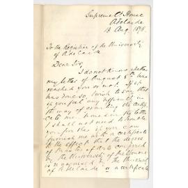 Thomas Slaney Poole - Supreme Court - Request Degrees may recognised by University if unable to grant Matric Certificate