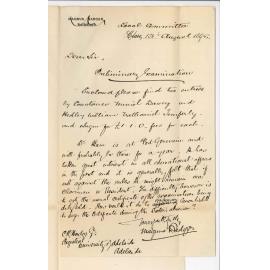 Magnus Badger - Clare - Forwarding Preliminary Entries Re Dr Bains absence