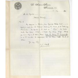 Reverend T J Smith - Naracoorte - Asking if Christian Jollie Brynhild Ochiltrie Smith is number 519 or 579