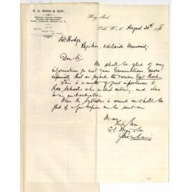 E S Wigg and Son - Perth WA - Examinations 1899 - Schedule of Text Books