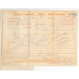 James P Walton per Inspector General Schools - Perth - To what scheme do you refer in your wire of 29th ultimatum