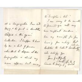 Thomas Worthington MA - Port Wakefield - Certificate of Degree for admission ad eundem