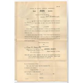 Arthur Searcy - Deputy Commissioner of Taxes - Notice of having reduced assessment