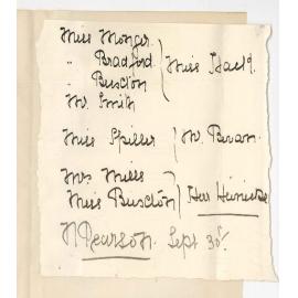 Miss N Pearson - Conservatorium - Discontinuance of Students