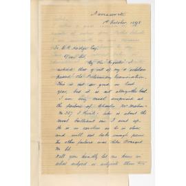 John Moyes - Narracoorte - Failure of Charles McMahon No 35 - Rita Boucant No 66 in Preliminary Exam