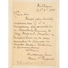 Miss Flossie T Playford - Mitcham - Particulars re Music Exams