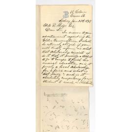 Dr A Philip Surgeon JP - Crown Street Sydney - Asking for particulars of the Elder Scholarship