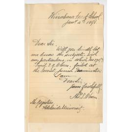 Thomas Symons Oborn - Wirrabara Forest - Subjects in which Emily E R Oborn No 191 failed