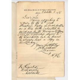 Joseph Robert George Adams - Librarian Public Library Adelaide - Concerning Ruskins Poetry of Architecture