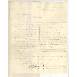 J H Lyons and R W Kay - Suggesting that the funds for the Whinham Scholarship be handed over to the University