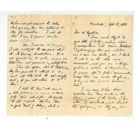 Professor Horace Lamb - Manchester - Concerning Messrs Hatchards