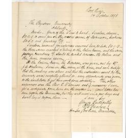 K W Duncan - Port Pirie - Fees for Extension Lectures and Dictation at Port Pirie