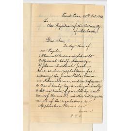 C Krichauff - Point Pass - Junior Public Exam