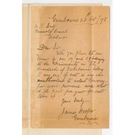 James Hooper - Gumbowie - University Land Hundred of Gumbowie