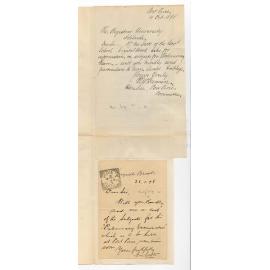 K W Duncan - Port Pirie - Enclosing request from Mr George Scott list of subjects for Preliminary Examination at Port Pirie