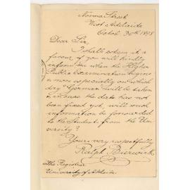 Ralph Bierwirth - West Adelaide - Higher Public Exam