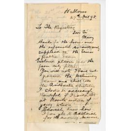 Reverend J Thomas - Wallaroo - Senior Public Exam