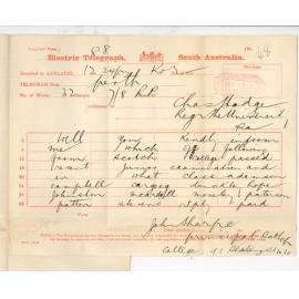 John Sharpe - Principal Scotch College - Perth - Requesting results Junior Public Examination