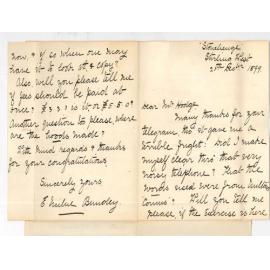 Miss Ellen Milne Bundey - Stirling West - Mus Bac Exercise