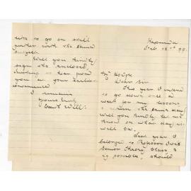 Miss Edith Will - Kapunda - Tuition at Conservatorium