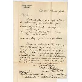 Magnus Badger - Clare - Entries Preliminary Exam Action of Supervisor at recent Examination